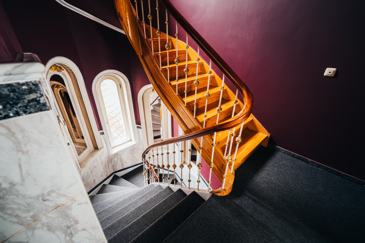 Interior detail showing natural materials and soft textures
